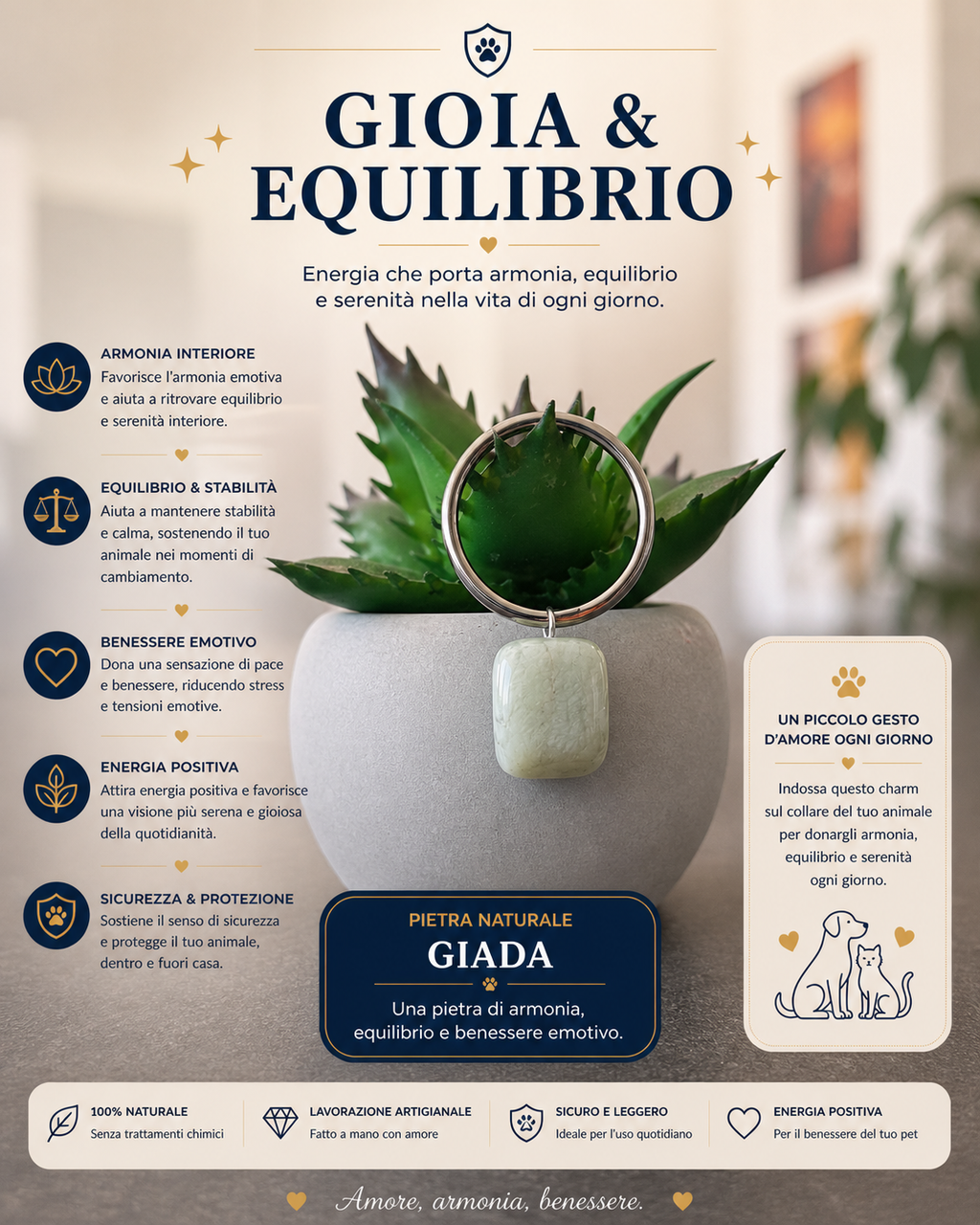 Charm - Gioia e equilibrio - giada
