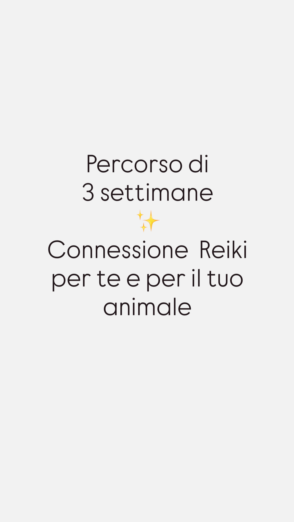 VIAGGIO ENERGETICO CON IL TUO ANIMALE