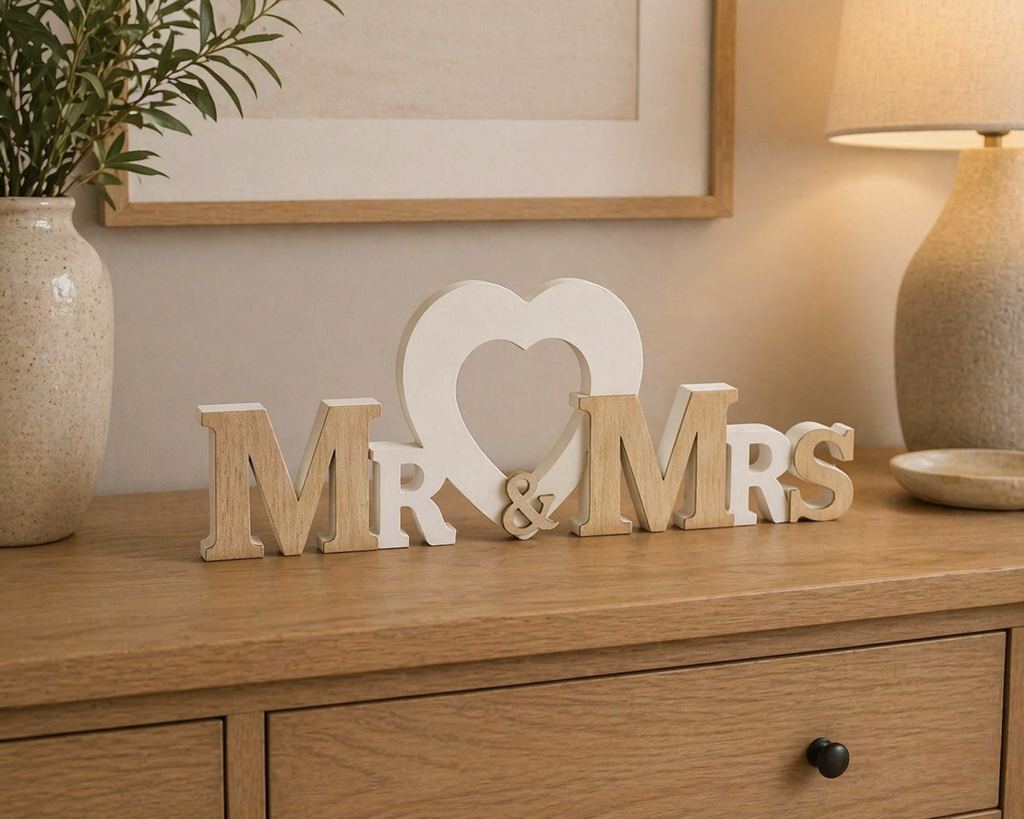 Decorazione “Mr & Mrs”