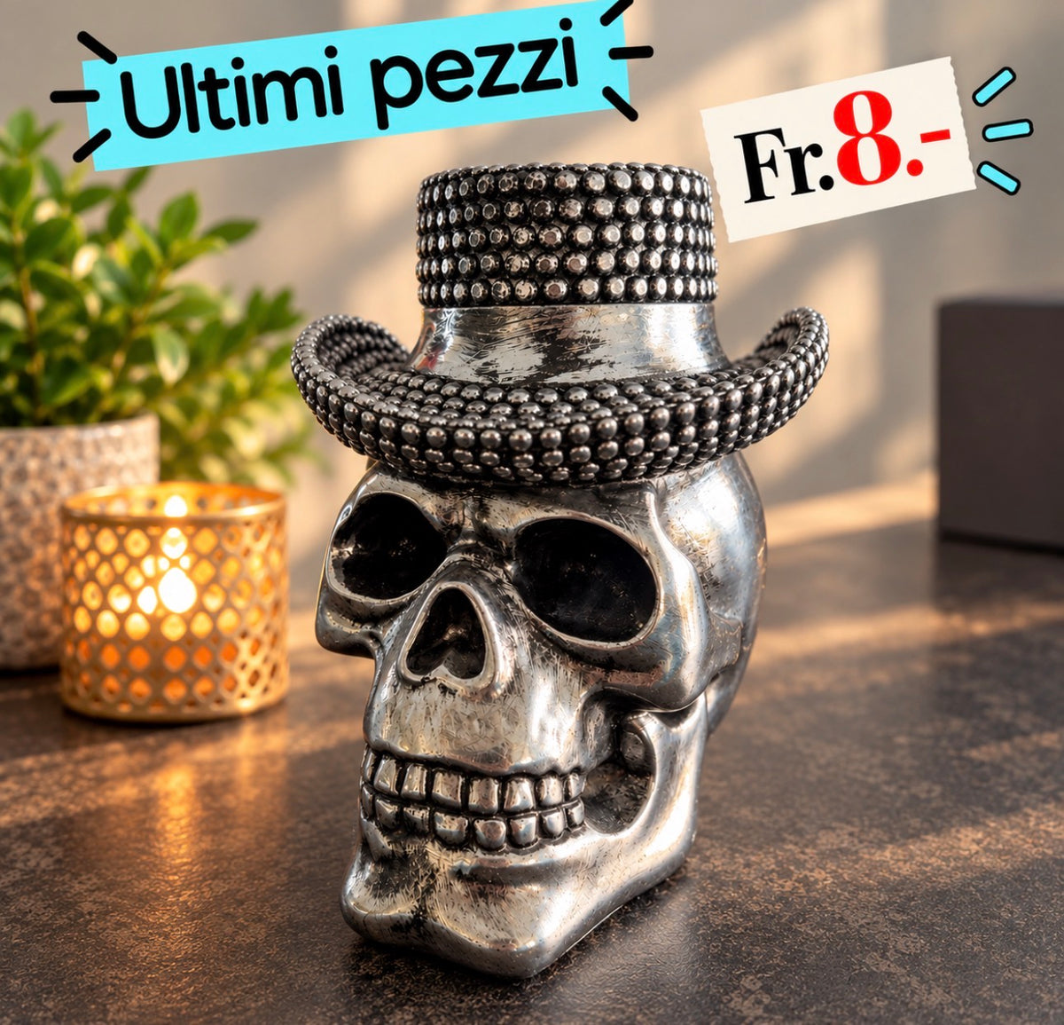 Teschio decorazione casa