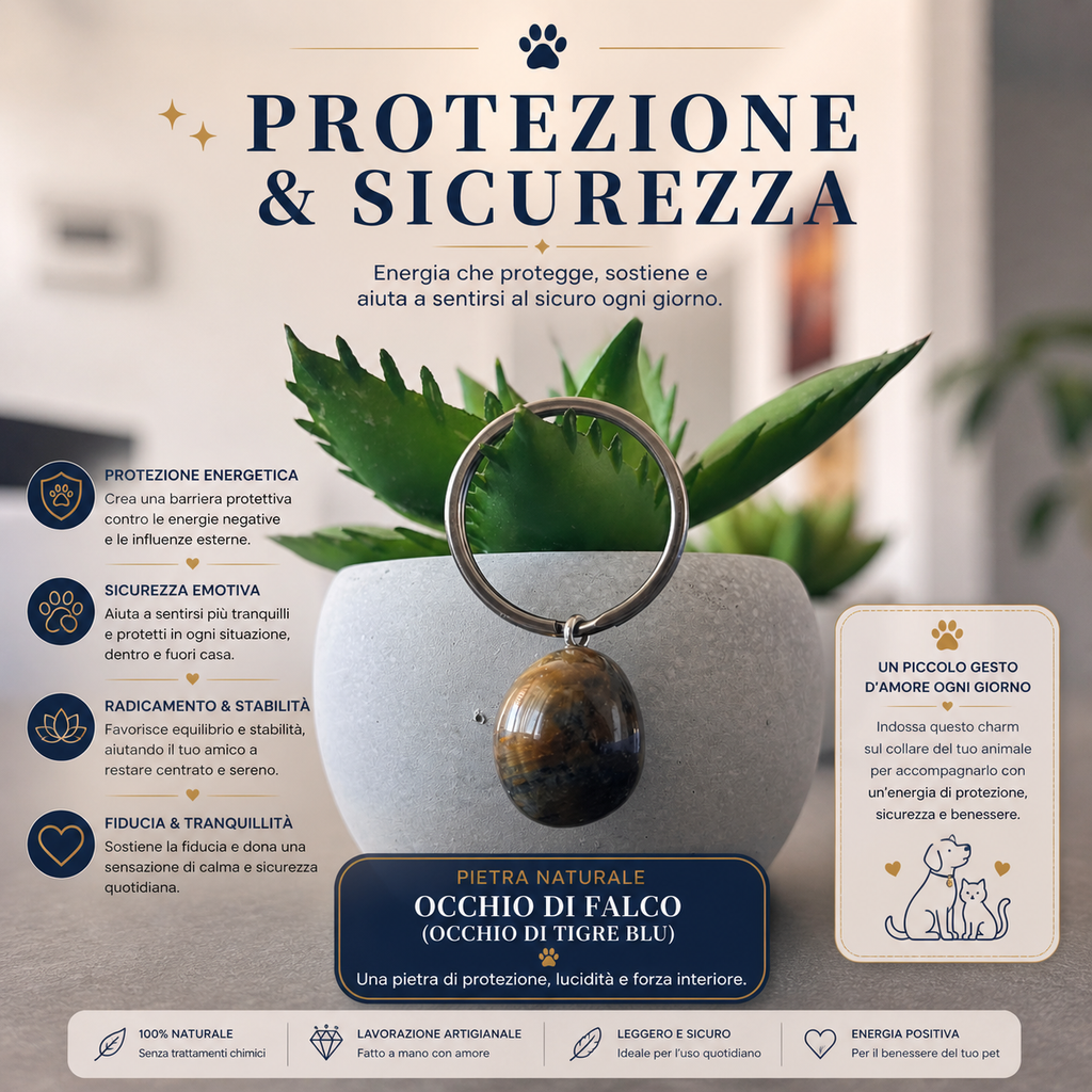 Charm - protezione e sicurezza - occhio di falco