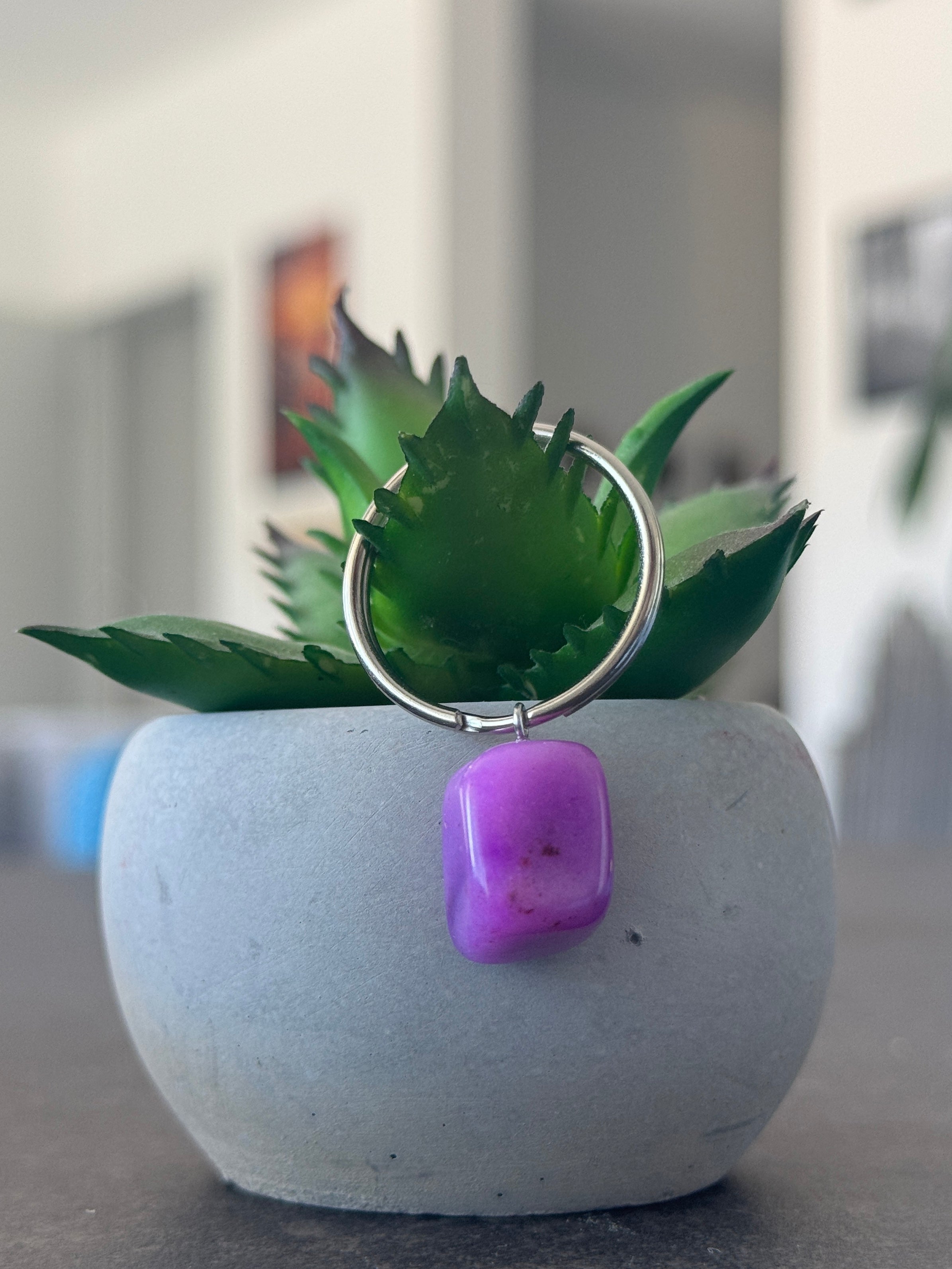 Charm - amore e legame - Agata fucsia