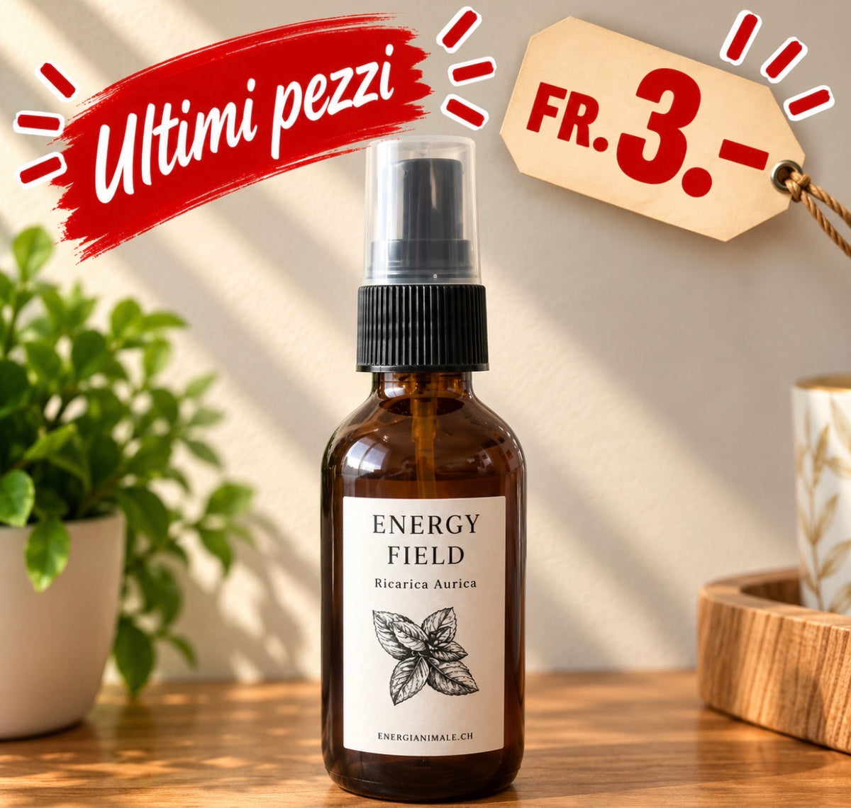 Spray energetico per cani