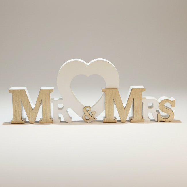 Decorazione “Mr & Mrs”