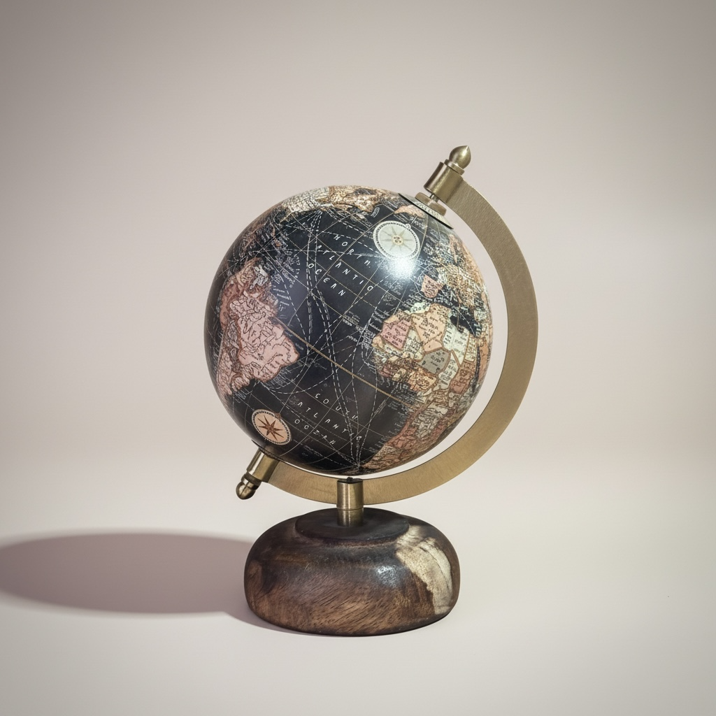 MAPPAMONDO DECORATIVO VINTAGE