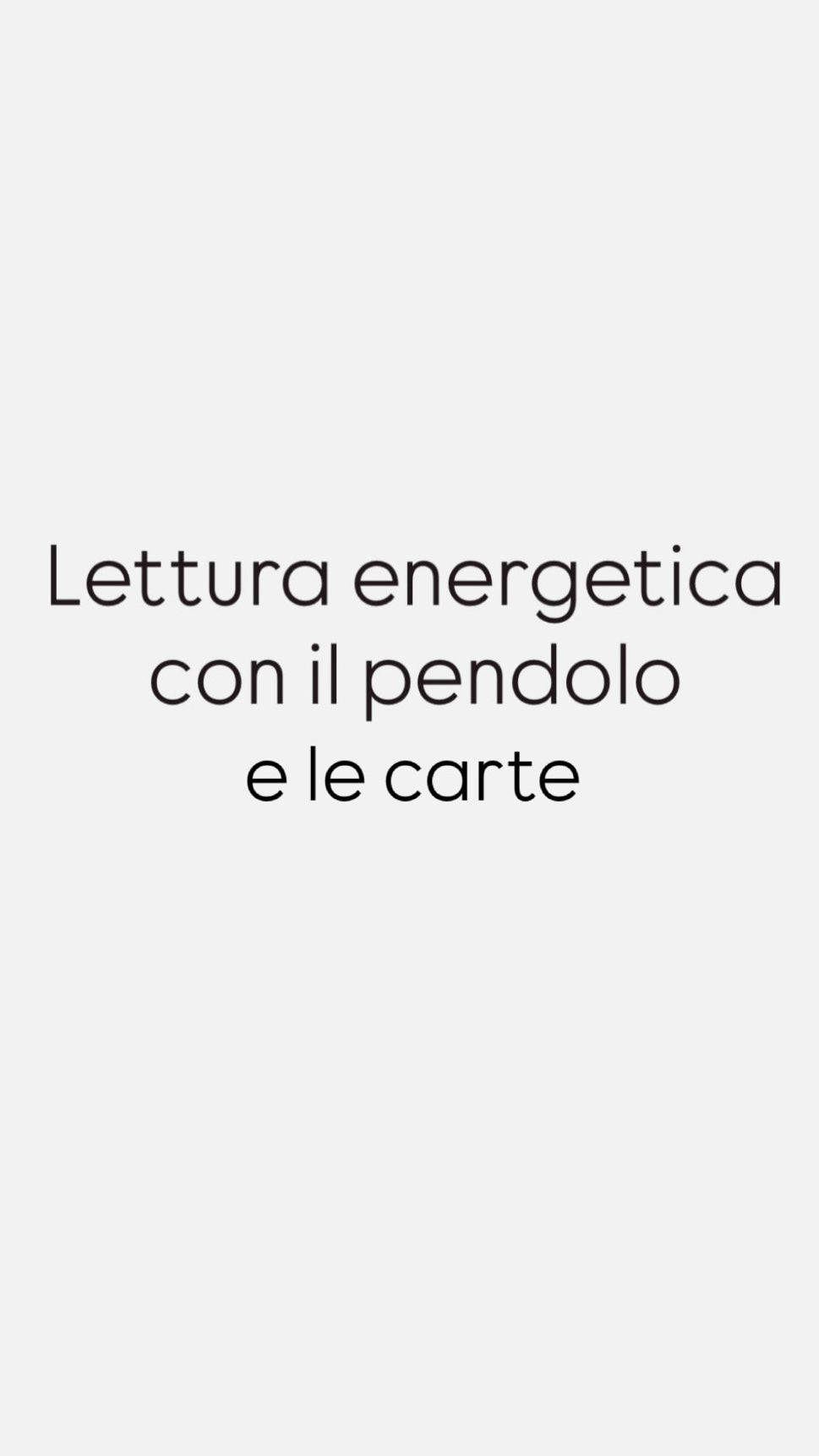 🔮 Lettura Energetica con il Pendolo e carte – Animali