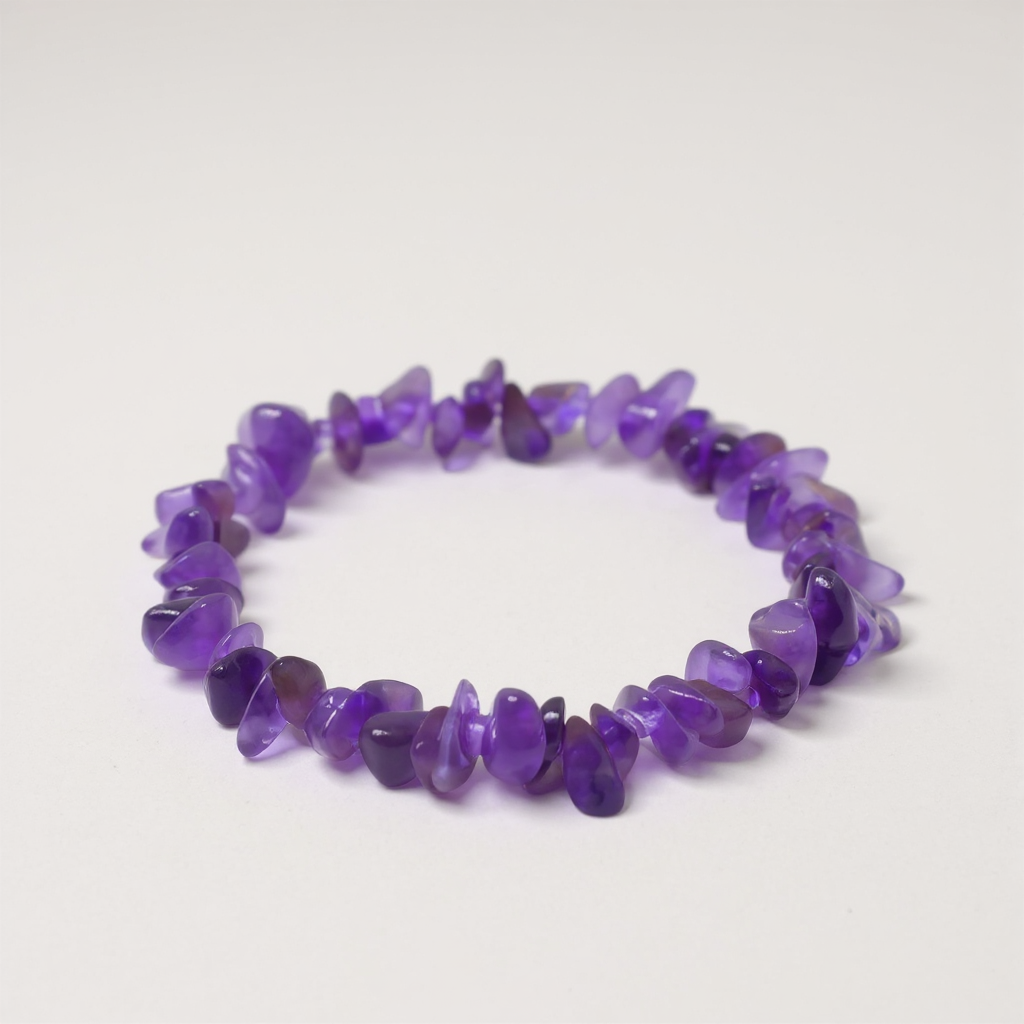 BRACCIALE IN AMETISTA – INTUIZIONE E PROTEZIONE SPIRITUALE